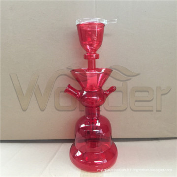 Red Handblow Glass Shisha Narguilés à Vendre